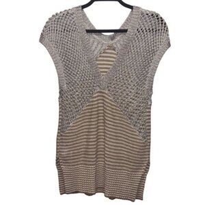 Tracy Reese Womens Crochet Sleeveless Top Size Medium